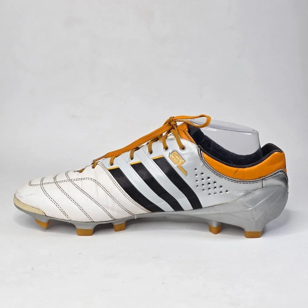 Adidas Adipure 11Pro Sprint Frame Men's Soccer Cleats Size 10.5 White Leather